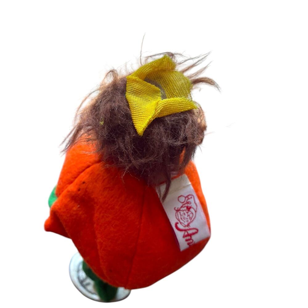 Annalee Pumpkin Kid Doll Decoration - Picture 8 of 9